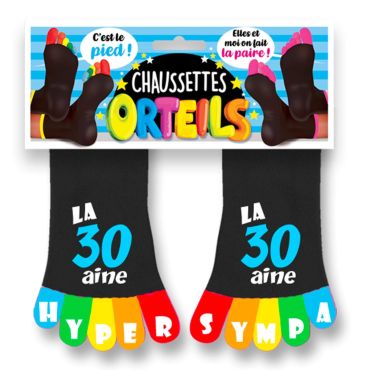 chaussette-à-orteil-30-ans | jourdefete.com