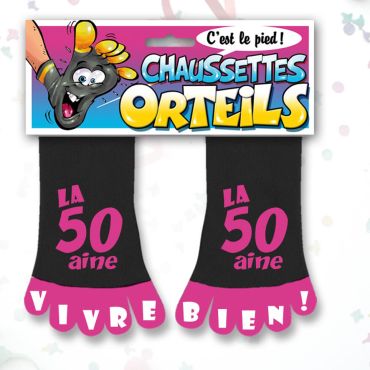 Chaussette à Orteil 50 Aine Rose