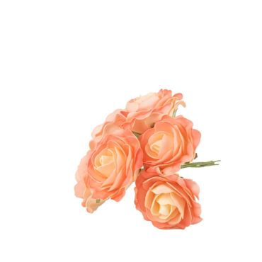 Optez pour ces roses en mousse de couleur orange pour la table de votre célébration | jourdefete.com