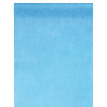 Chemin de Table Intissé Turquoise - 30 cm x 10 m | jourdefete.com