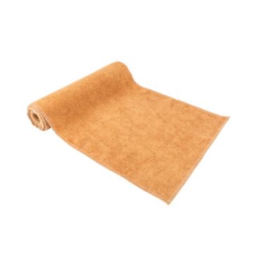 chemin-table-velours-cotele-camel | jourdefete.com