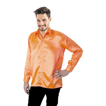 Chemise néon Disco Fluo - Orange