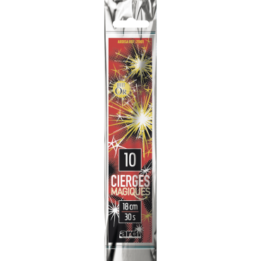 Cierges magiques de 18 cm pour gâteaux ou célébrations | jourdefete.com
