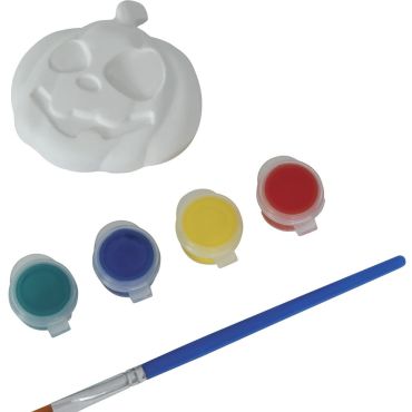 Citrouille Halloween à peindre avec kit de peinture – 6 cm | jourdefete.com