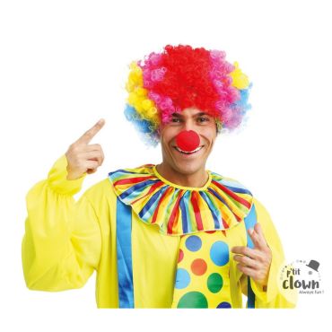Nez de clown rouge en mousse pour déguisement | jourdefete.com