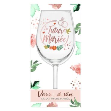 Craquez pour ce verre à vin de la future mariée pour l'EVJF | jourdefete.com