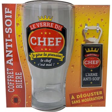 Un coffret bière à offrir à un "chef"| jourdefete.com