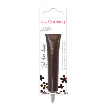 Stylo chocolat de couleur chocolat pour écrire et dessiner sur vos desserts | jourdefete.com