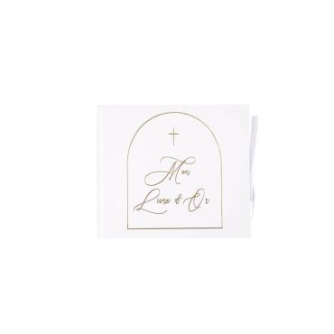 Livre d'or - Collection Communion Pureté Blanc et Or recto