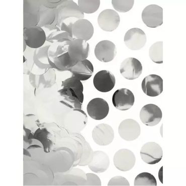 Sachet de confettis de scène argentés en métal ignifuge - 50 g | jourdefete.com