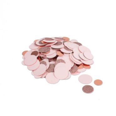 Confettis de Table - Paillettes Rose Gold et Rose Pastel Mat | jourdefete.com