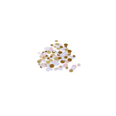 confettis-rose-blanc-paillettes-or-decoration-table | jourdefete.com