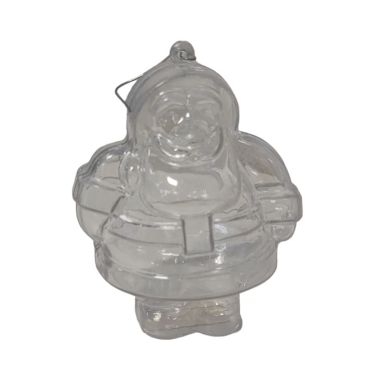 Contenant à dragées - 10 cm - Père Noël en plexiglas | jourdefete.com