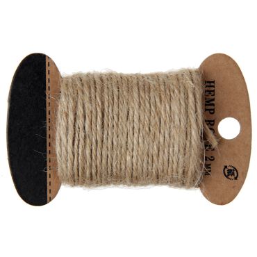 Bobine de corde naturelle 2 mm pour décoration | jourdefete.com