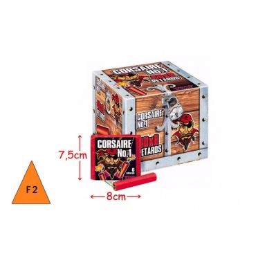 Paquet Corsaire N°1 de 6 pétards pour célébrations festives | jourdefete.com Paquet Corsaire N°1 de 6 pétards pour célébrations festives | jourdefete.com