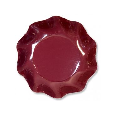 10 Coupelles Vagues en Carton - Bordeaux