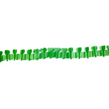 Guirlande de trèfles en papier pour Saint-Patrick - 2,5 m | jourdefete.com