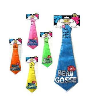 Cravate à embrasser "Beau gosse" - Différents coloris