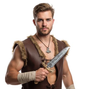 Dague viking 32 cm pour déguisement de guerrier scandinave | jourdefete.com