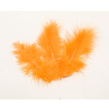 20 Plumes Décoratives - Orange