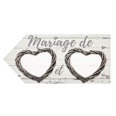 Flèche Directionnelle Romantique - Beige