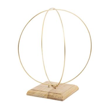 Décoration à poser et ses doubles cercles dorés | jourdefete.com