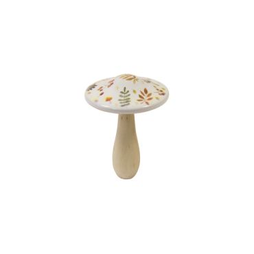 Champignon en bois effet porcelaine moyen modèle pour décoration d'automne | jourdefete.com Champignon en bois effet porcelaine moyen modèle pour décoration d'automne | jourdefete.com