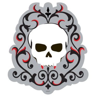 Découpage Tête de Mort gothique Halloween