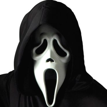 Un splendide masque de Ghostface pour adulte à porter le soir d'Halloween | jourdefete.com