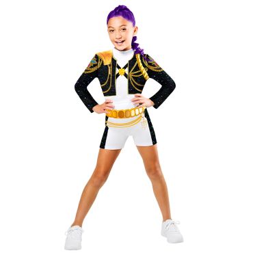 Déguisement fille de Rumi du film KPop Demon Hunters avec tenue blanche et détails dorés | jourdefete.com