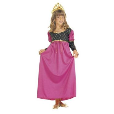 DÉGUISEMENT-PETITE-REINE-MÉDIÉVALE-ENFANT|jourdefete.com
