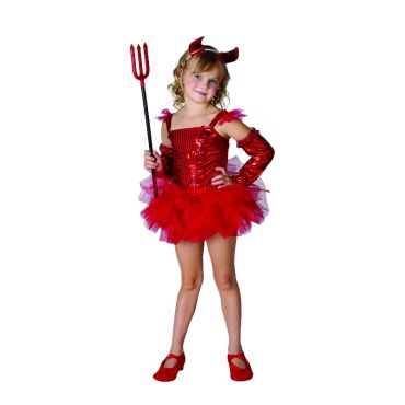 Déguisement fille diablesse en tutu - Taille au choix Déguisement fille diablesse en tutu - Taille au choix