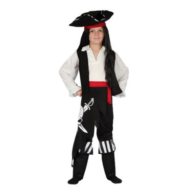 Déguisement Pirate garcon avec tête de mort | jourdefete.com