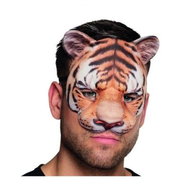 Demi-Masque de Tigre Adulte