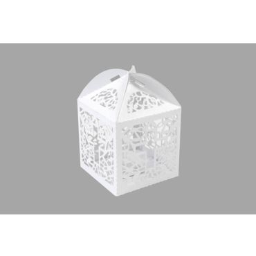 10 boîtes à dragées à monter pour communion - Couleur Blanc | jourdefete.com