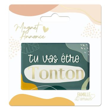 Un beau magnet qui va annoncer à votre frère qu'il va devenir tonton | jourdefete.com