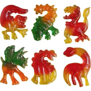 Bonbons Dino Jelly en forme de dinosaures colorés | jourdefete.com