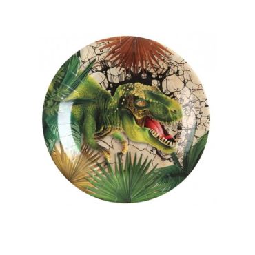 10 assiettes collection dinosaure | jourdefete.com