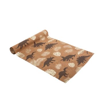 chemin de table en suedine collection dinosaure kraft | jourdefete.com