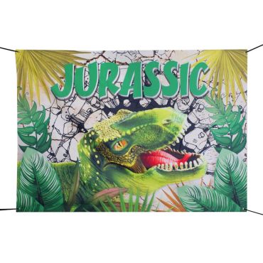 Accrochez cette splendide toile murale pour un anniversaire jurassique sur le thème des dinosaures | jourdefete.com