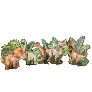 Décorations à poser en papier dinosaures thème anniversaire enfant | jourdefete.com