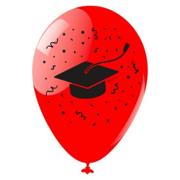12 ballons en latex étudiant diplômé 