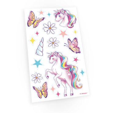 Tatouages temporaires licorne Dreams pour enfants | jourdefete.com