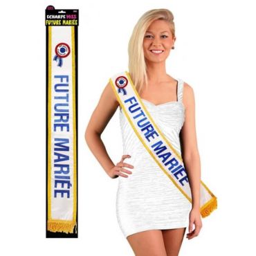 Echarpe de miss future mariée pour femme Echarpe de miss future mariée pour femme