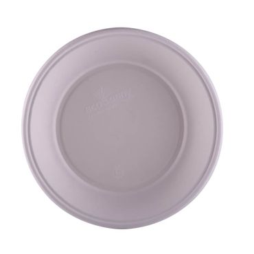 Organisez un repas de fête avec ce lot de 10 assiettes creuses en fibres de canne à sucre - Diamètre 21 cm | jourdefete.com