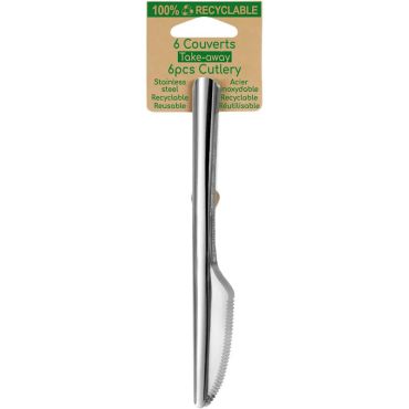 6 couteaux en acier inoxydable pour votre table | jourdefete.com