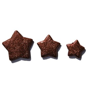 Boite d'Etoiles rouges et cheveux d'ange dorés