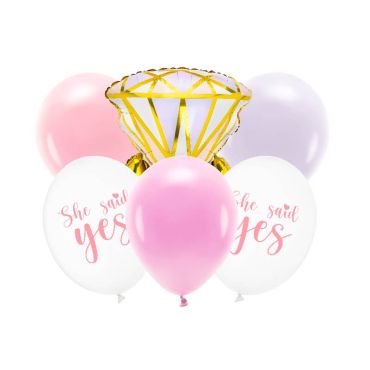 Kit 6 ballons avec Alliance - EVJF Kit 6 ballons avec Alliance - EVJF