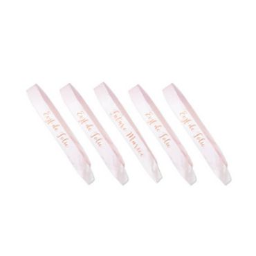 5 Écharpes de Miss - EVJF de Folie - Rose Gold | jourdefete.com