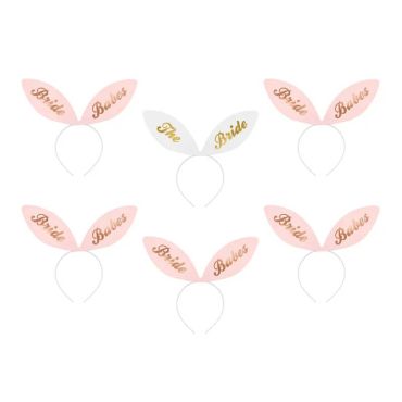 6 Oreilles de lapin en carton - EVJF